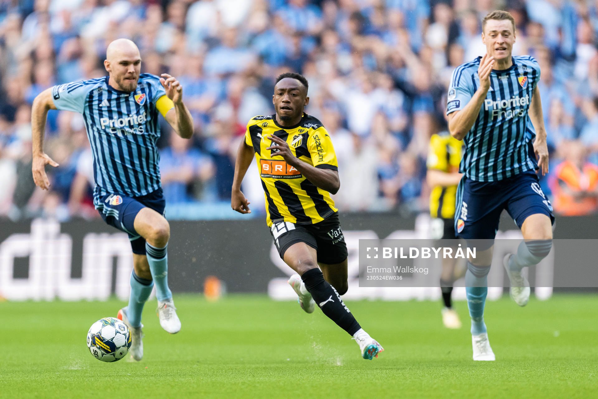 Häckens Benie Adama Traore samt Djurgårdens Marcus