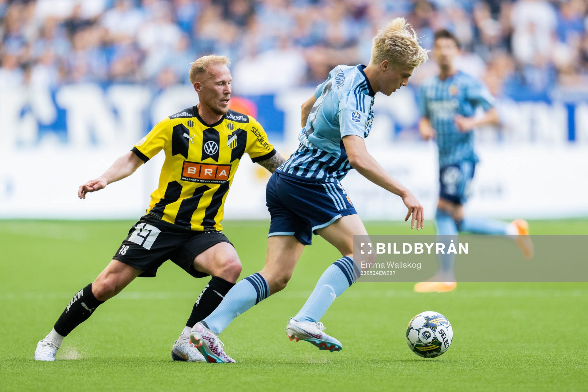Häckens Mikkel Rygaard Jensen och Djurgårdens Lucas