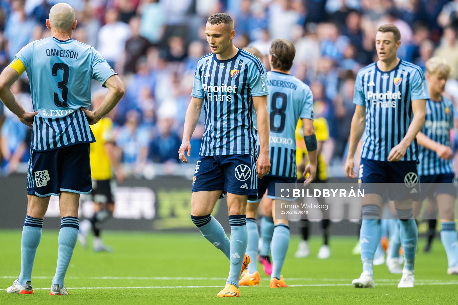 Djurgårdens Piotr Johansson deppar