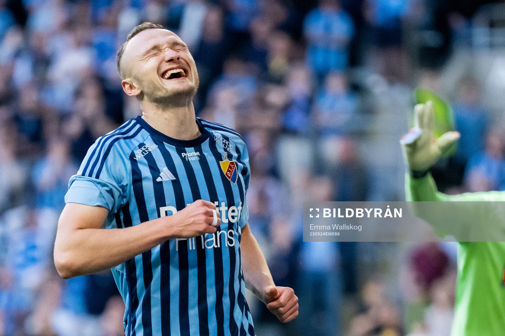 Djurgårdens Piotr Johansson deppar
