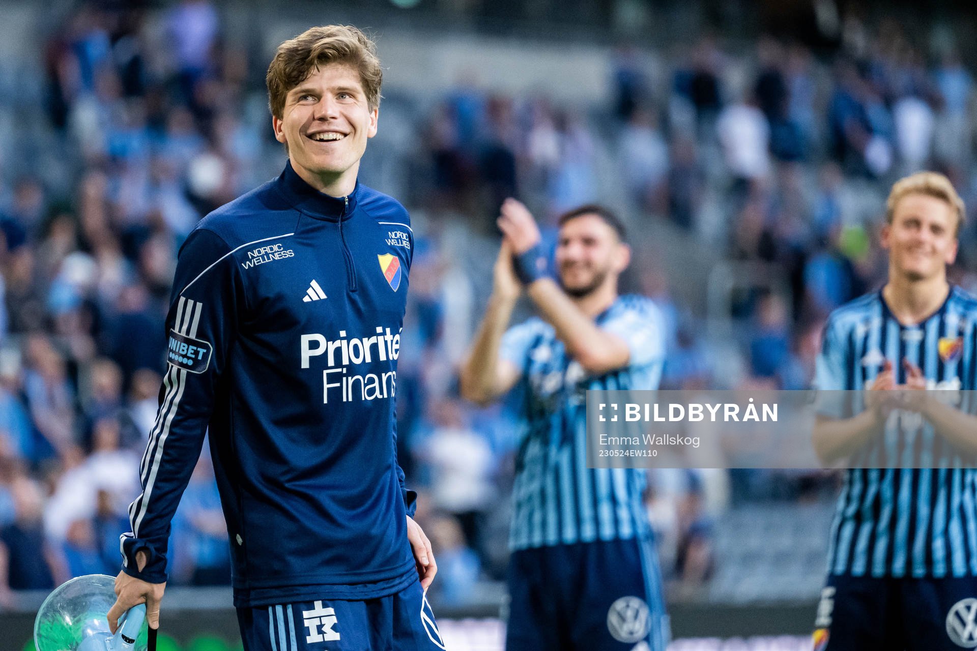 Djurgårdens Oliver Berg jublar