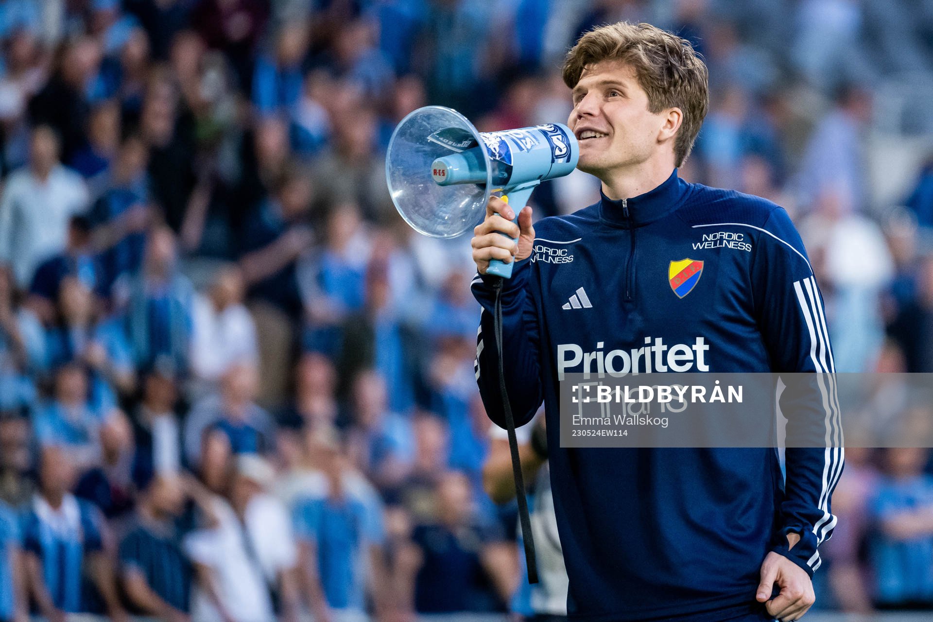 Djurgårdens Oliver Berg jublar
