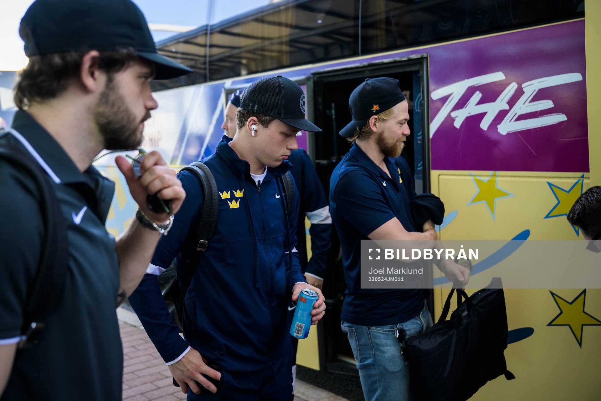 Timothy Liljegren, Lucas Raymond and Anton Lindholm of
