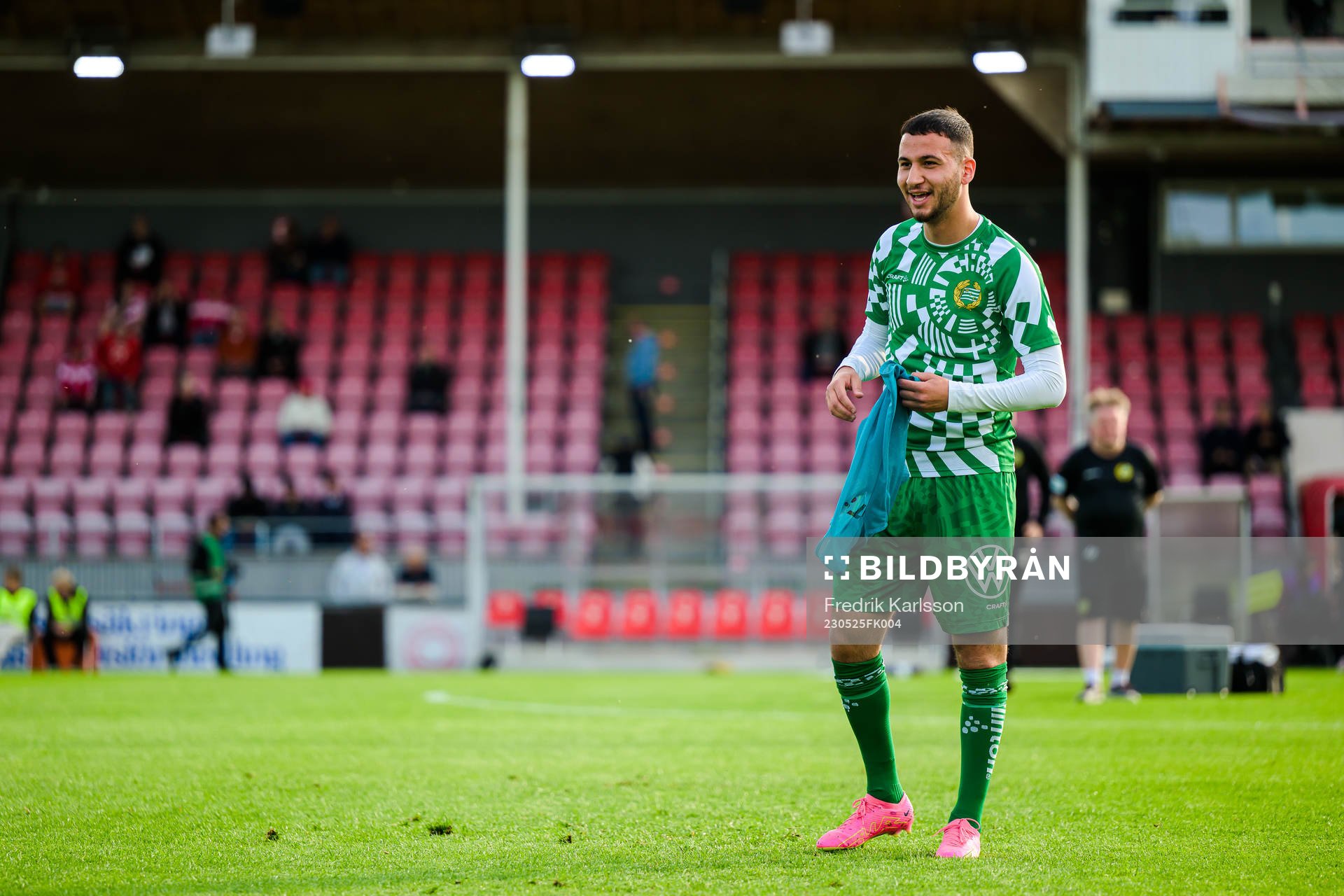 Hammarbys Abdelrahman Boudah Saidi undervärmningen