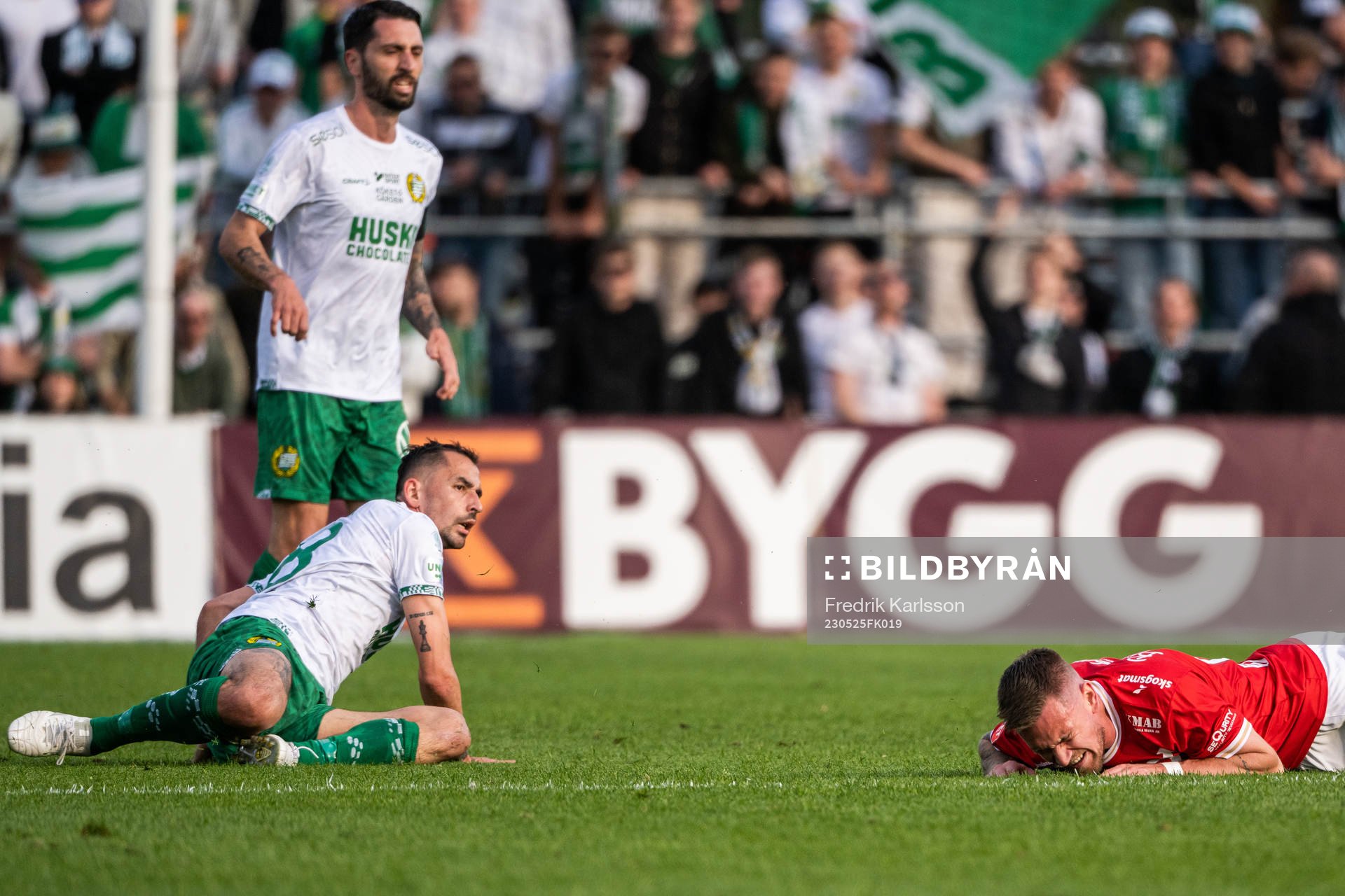 Hammarbys Loret Sadiku och Degerfors Rasmus Örqvist