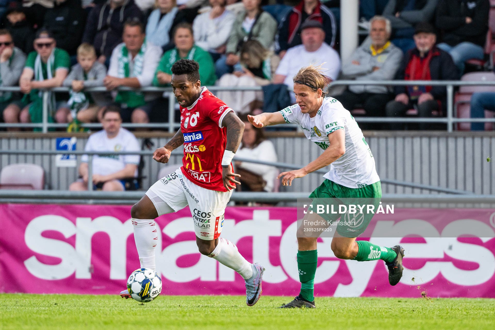 Degerfors Joseph - Claude Agyeman Gyau och Hammarbys Markus
