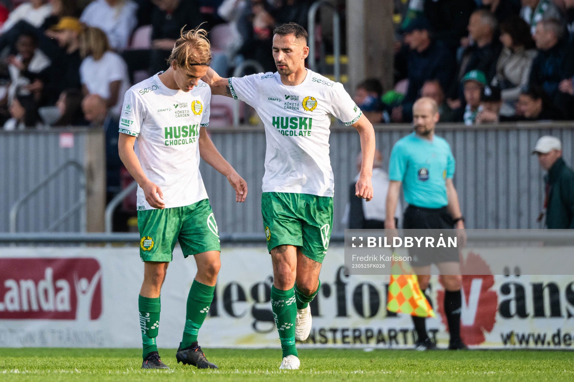 Hammarbys Markus Karlsson jublar