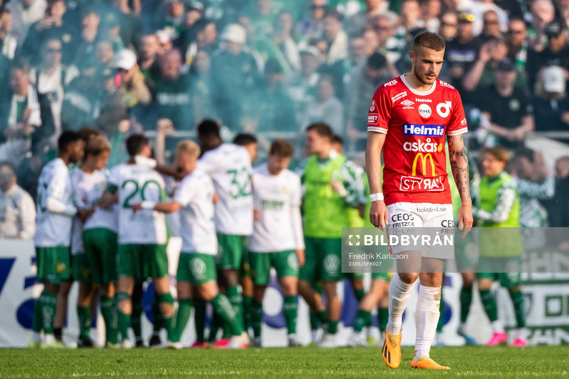 Degerfors Christos Gravius och Joseph - Claude Agyeman Gyau