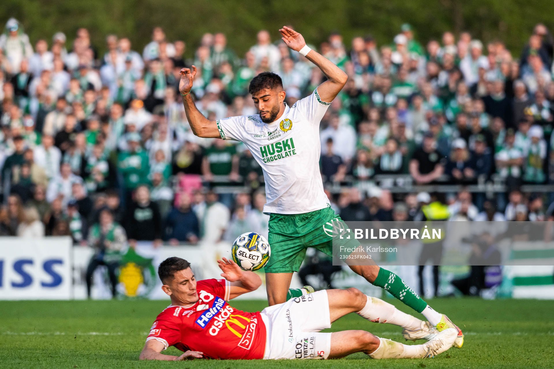 Degerfors Seid Korac och Hammarbys Montader Madjed