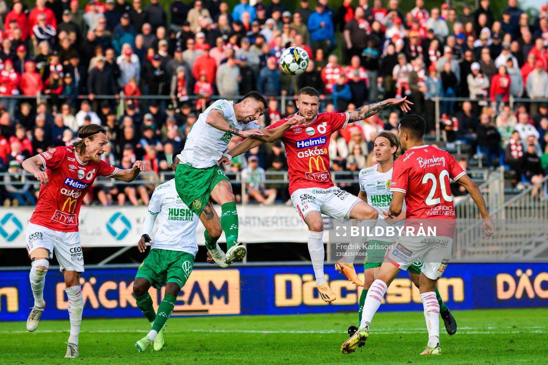 Hammarbys Loret Sadiku och Degerfors Christos Gravius