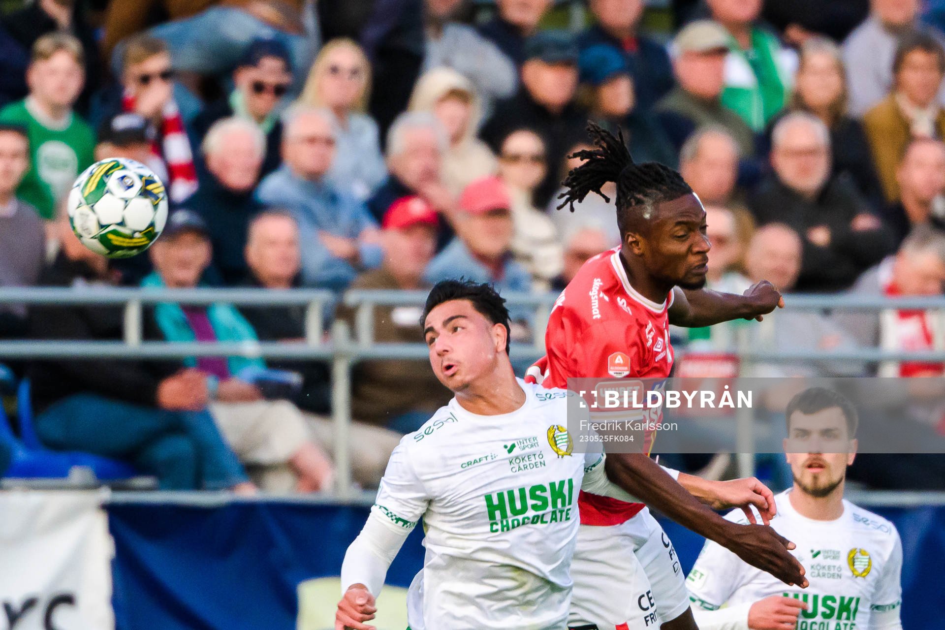 z230525 Hammarbys Jusef Erabi och Degerfors Fortune Akpan