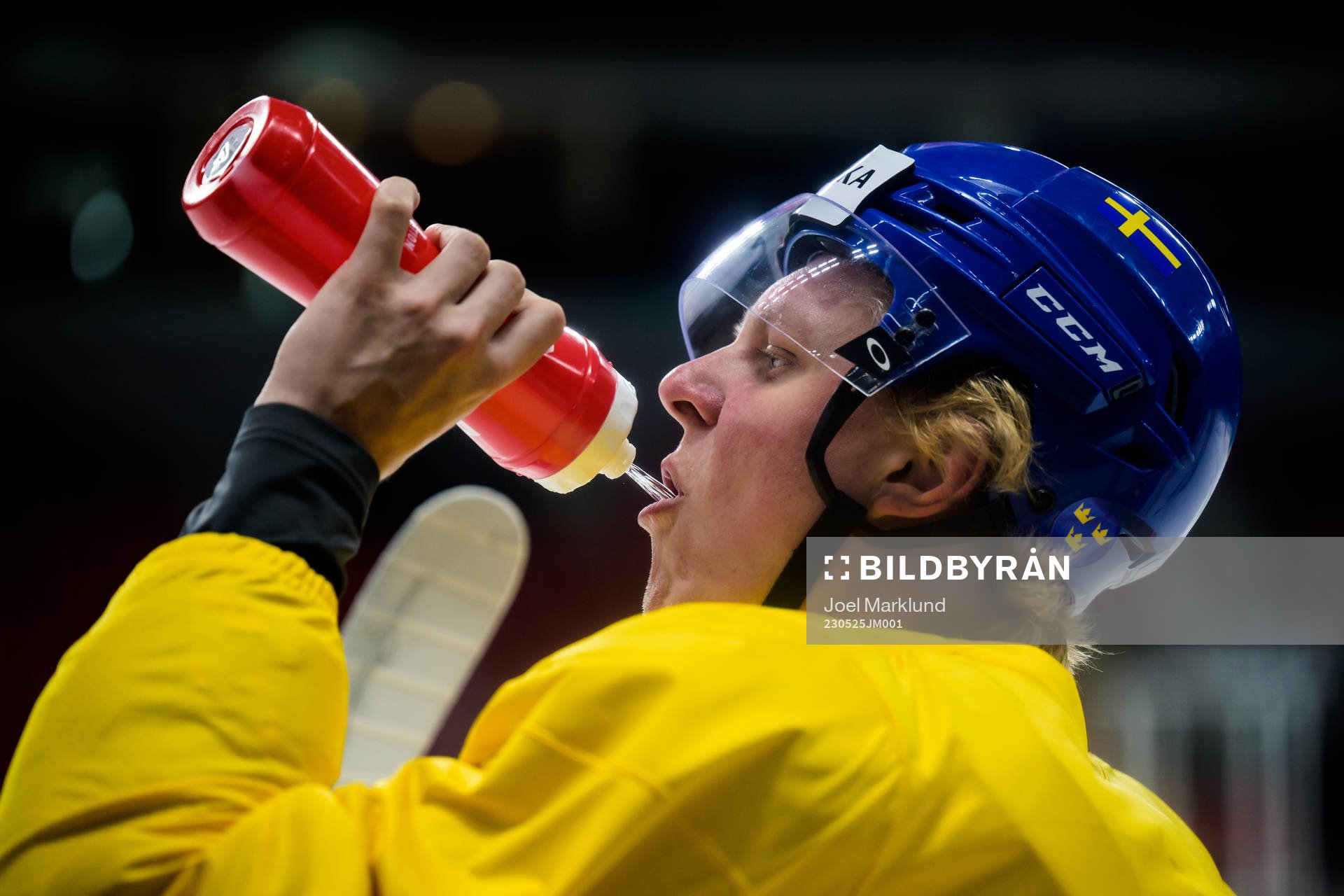 Fabian Zetterlund of Sweden at a practice session