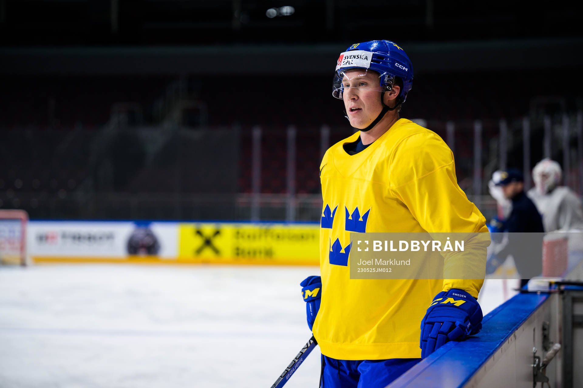 Dennis Rasmussen of Sweden at a practice session