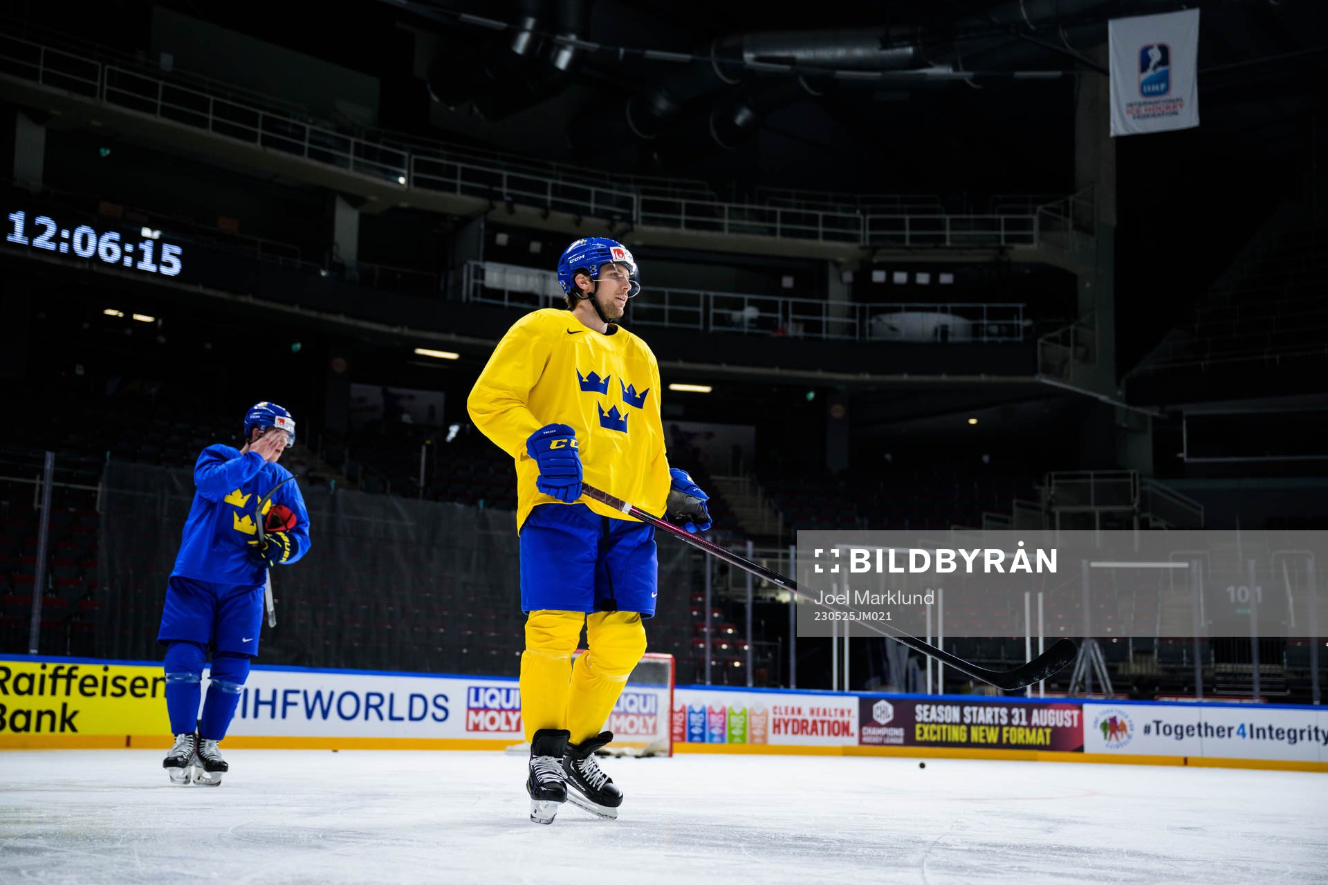 Henrik Tömmernes of Sweden at a practice session