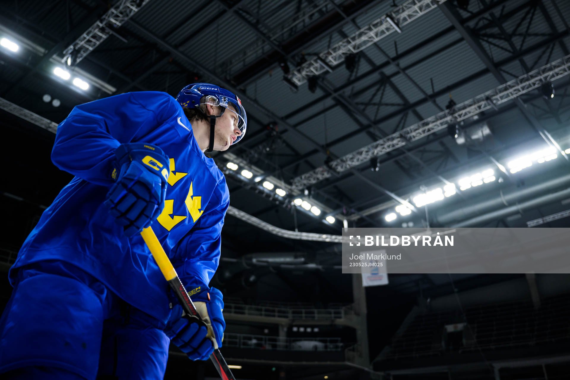 Leo Carlsson of Sweden at a practice session
