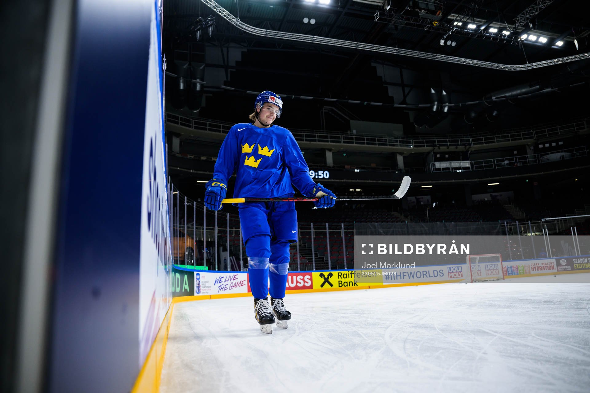 Leo Carlsson of Sweden at a practice session