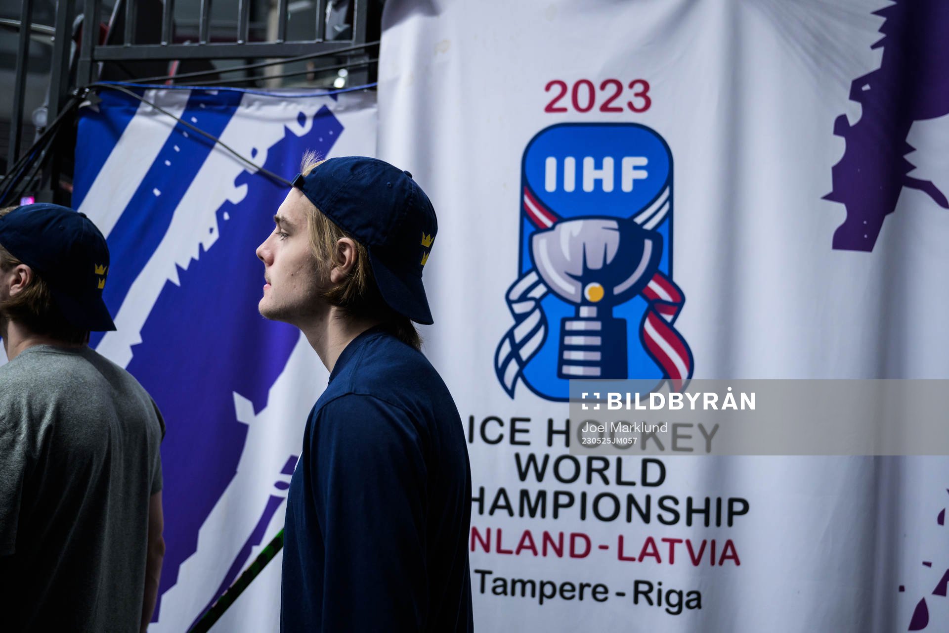 Leo Carlsson of Sweden watches the Switzerland vs Germany