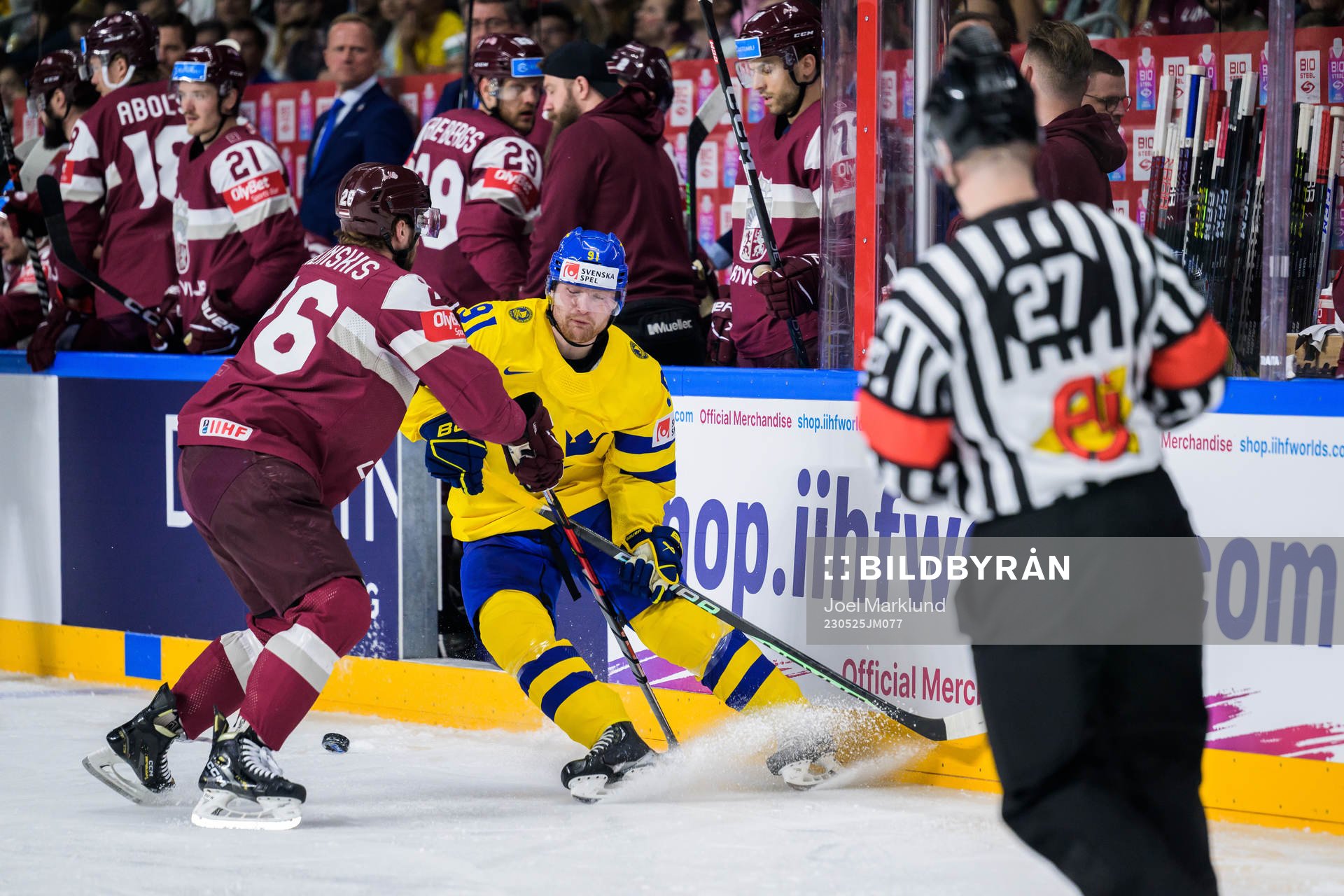 Uvis Janis Balinskis of Latvia and Carl Grundström of