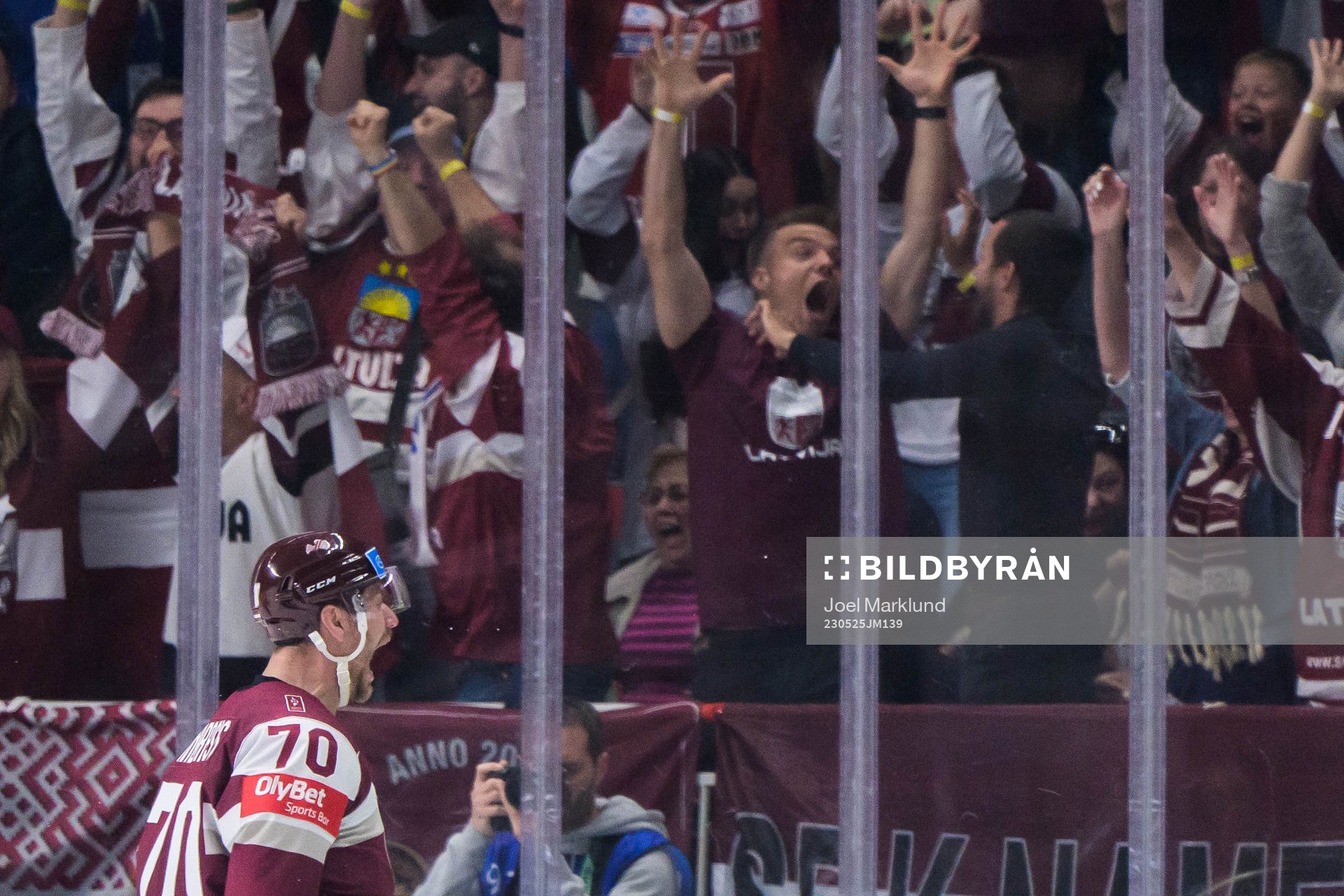 Miks Indrasis of Latvia celebrates