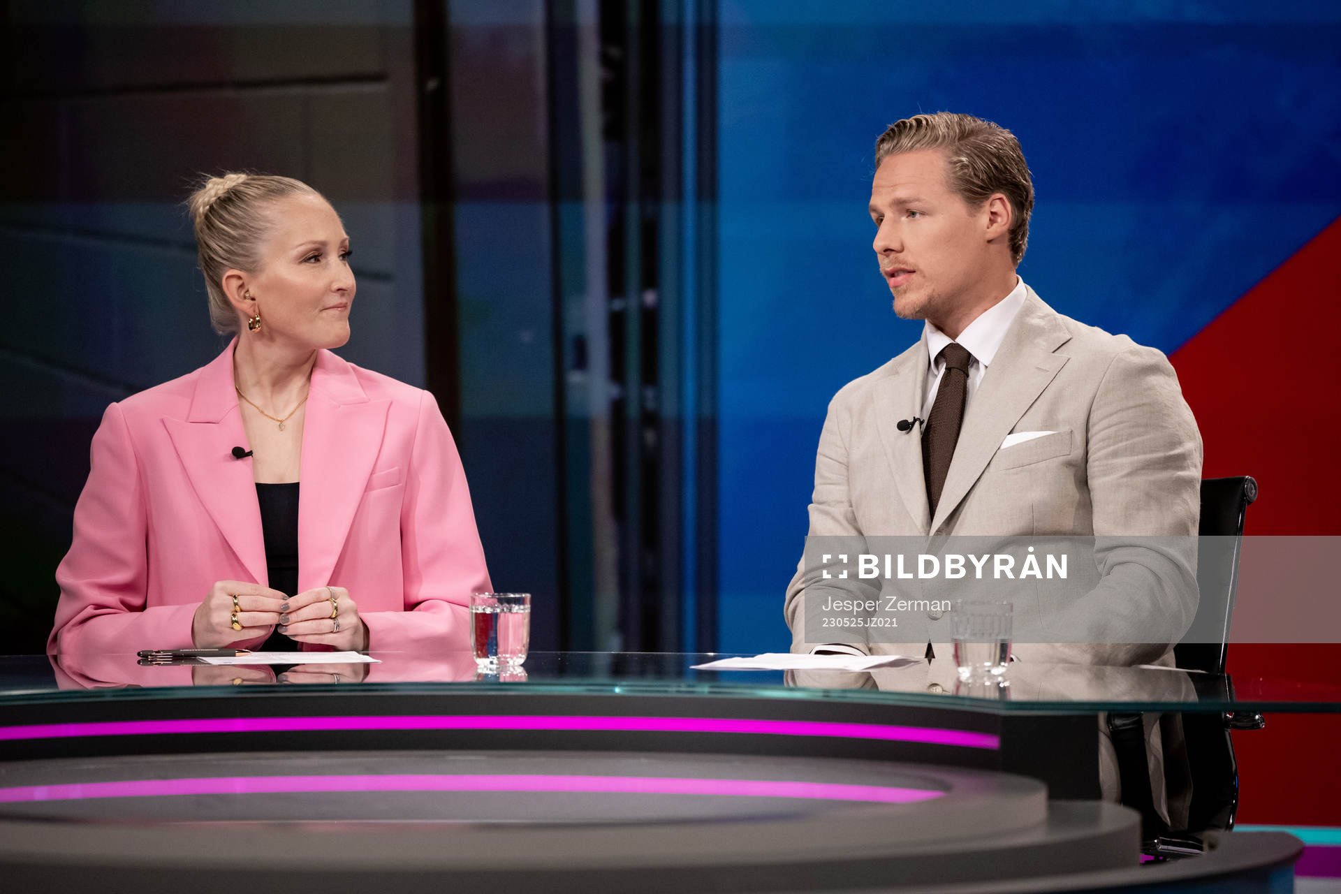 Kim Martin Hasson och Hampus Lindholm