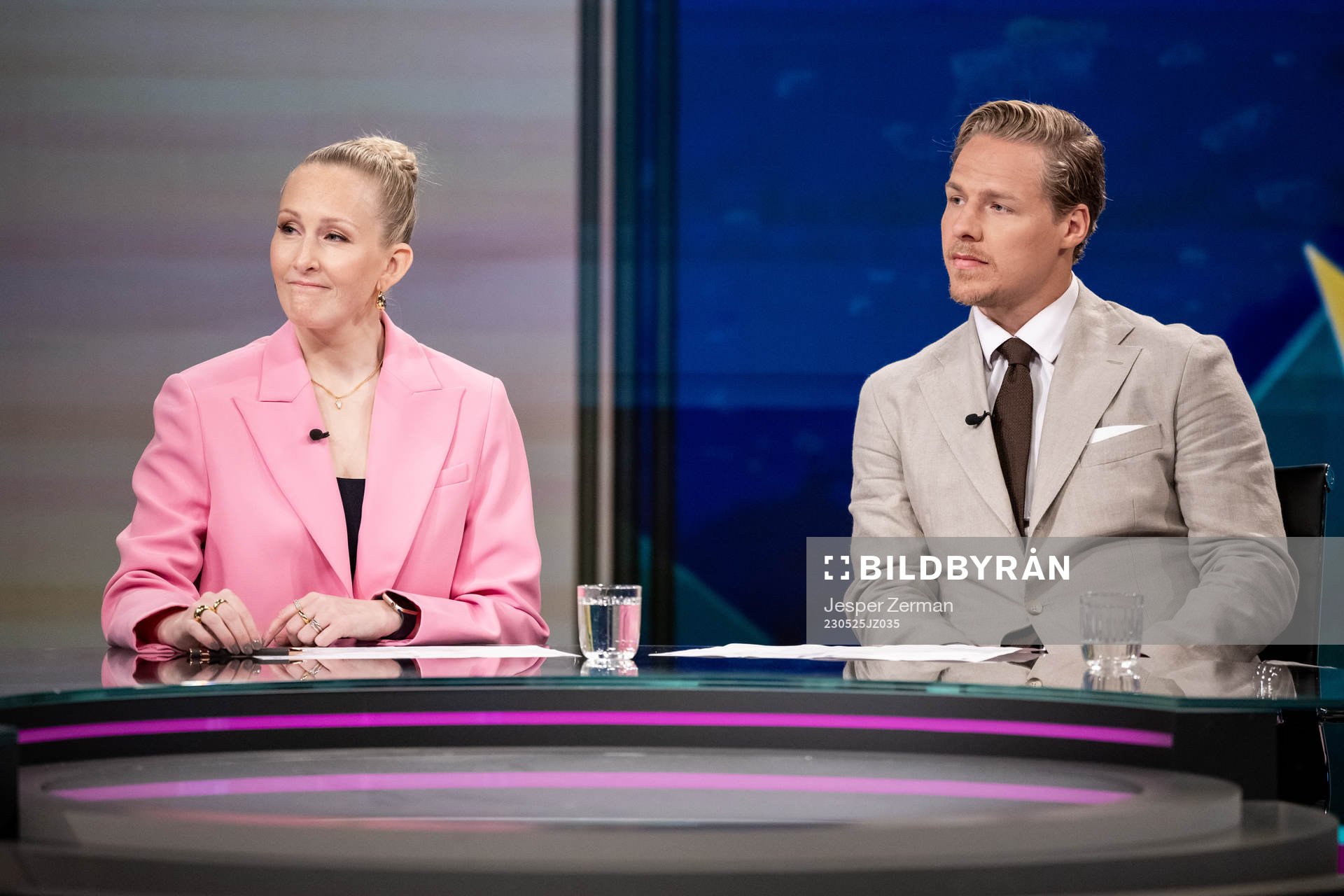 Kim Martin Hasson och Hampus Lindholm