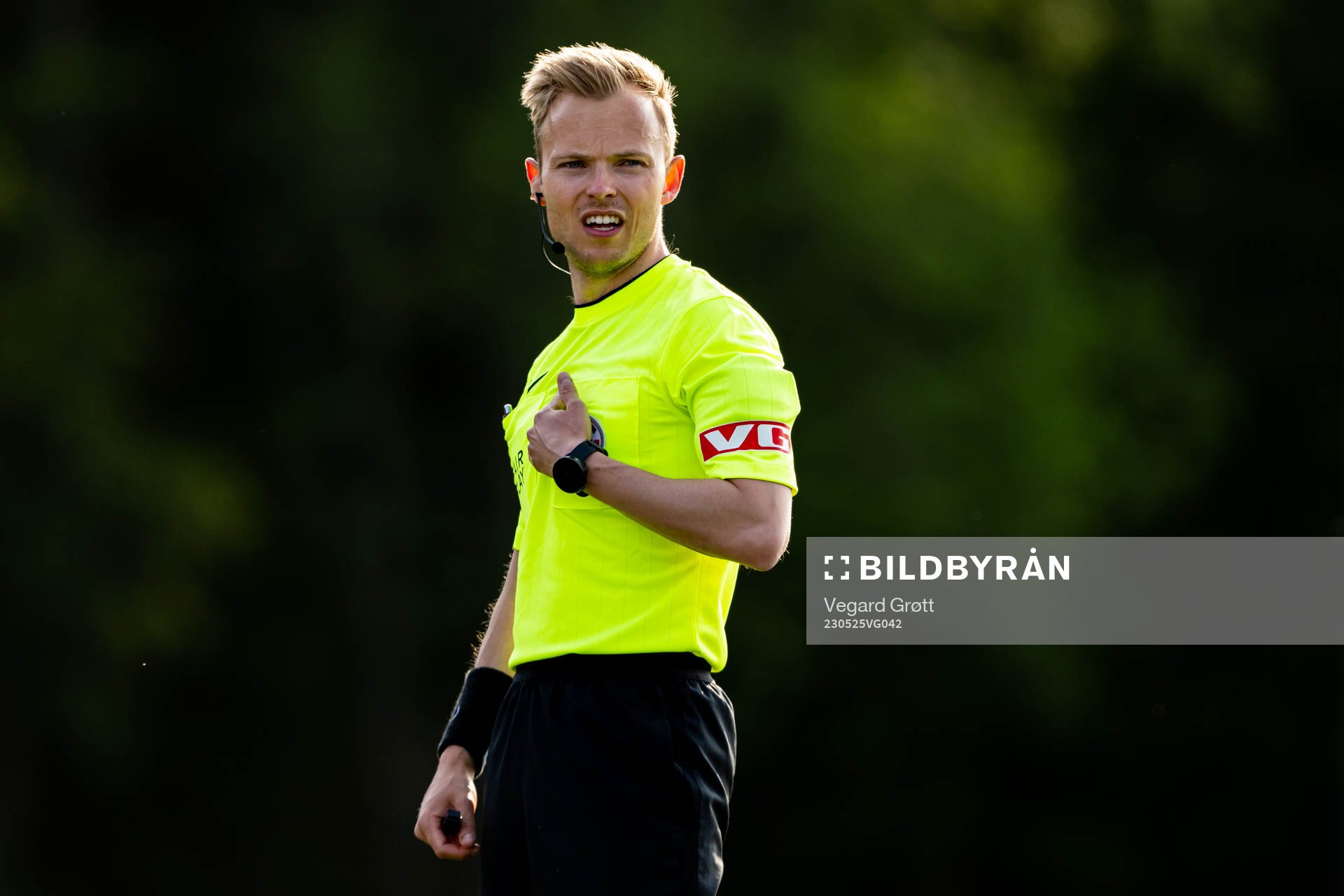 Referee Jørgen Haugen