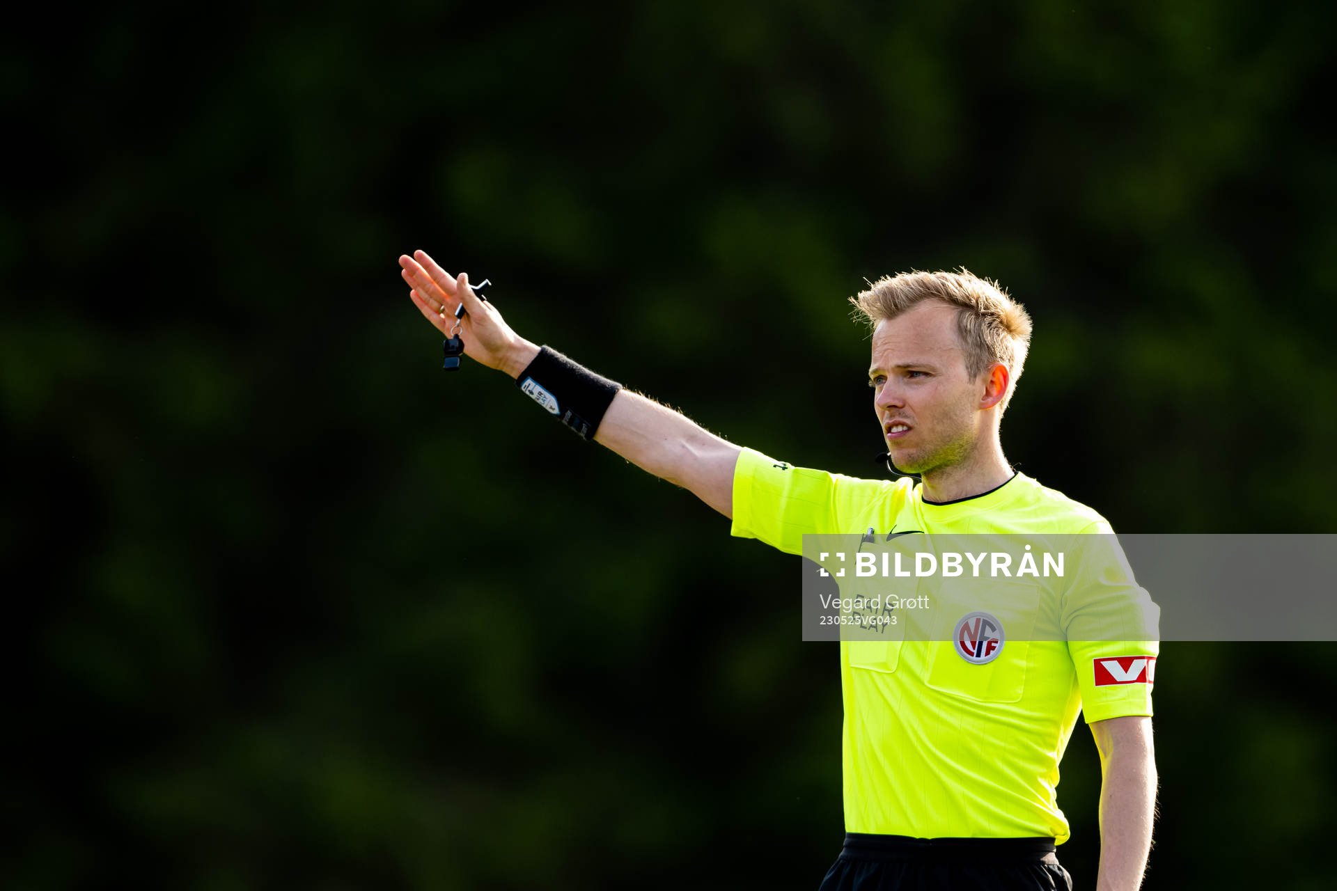 Referee Jørgen Haugen