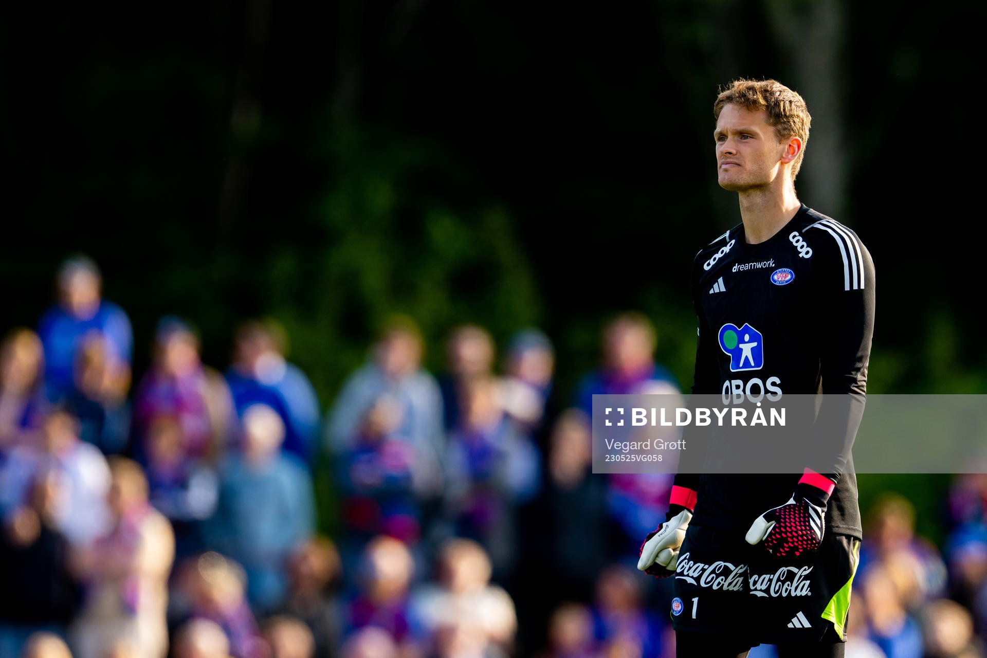 Goalkeeper Jacob Storevik of Vålerenga