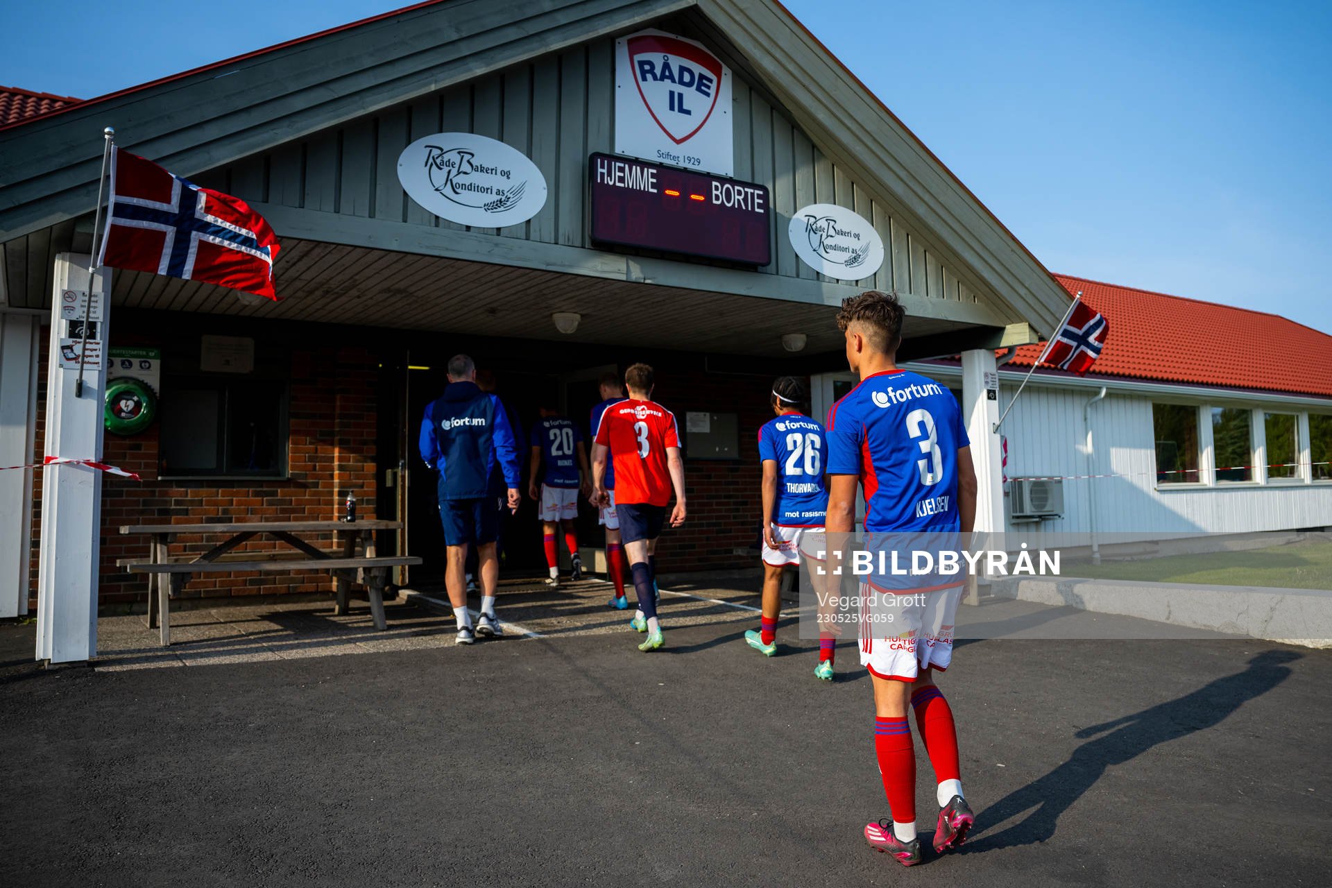 Aleksander Hammer Kjelsen of Vålerenga at half-time