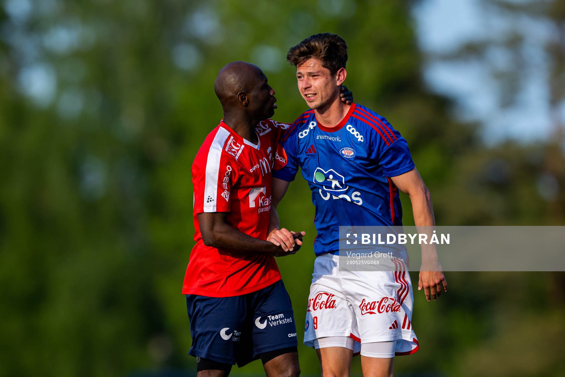 Chinonso Chidiebere Agu and Torgeir Børven of Vålerenga