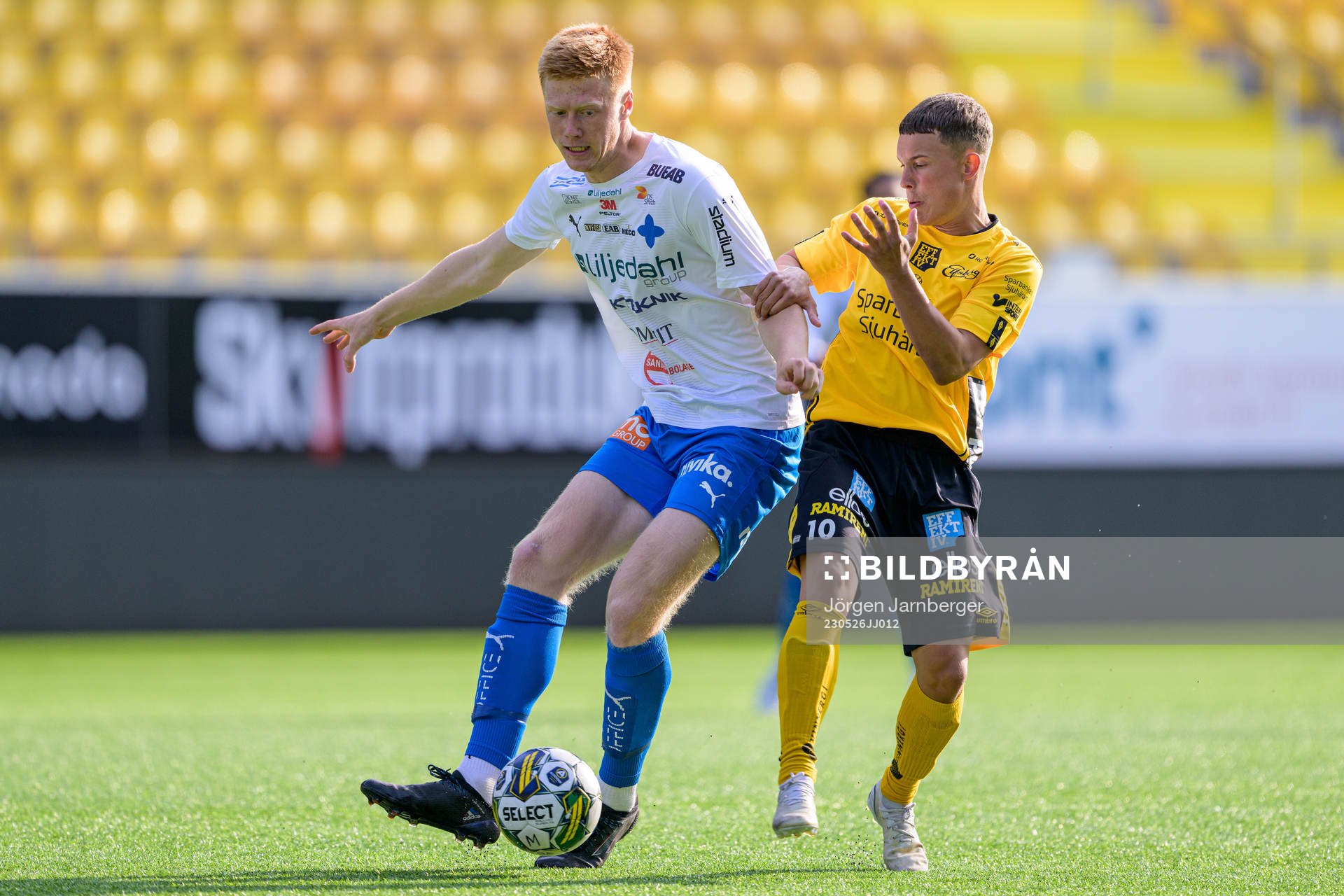 Värnamos Johan Kenneryd och Elfsborgs Enzo Andren