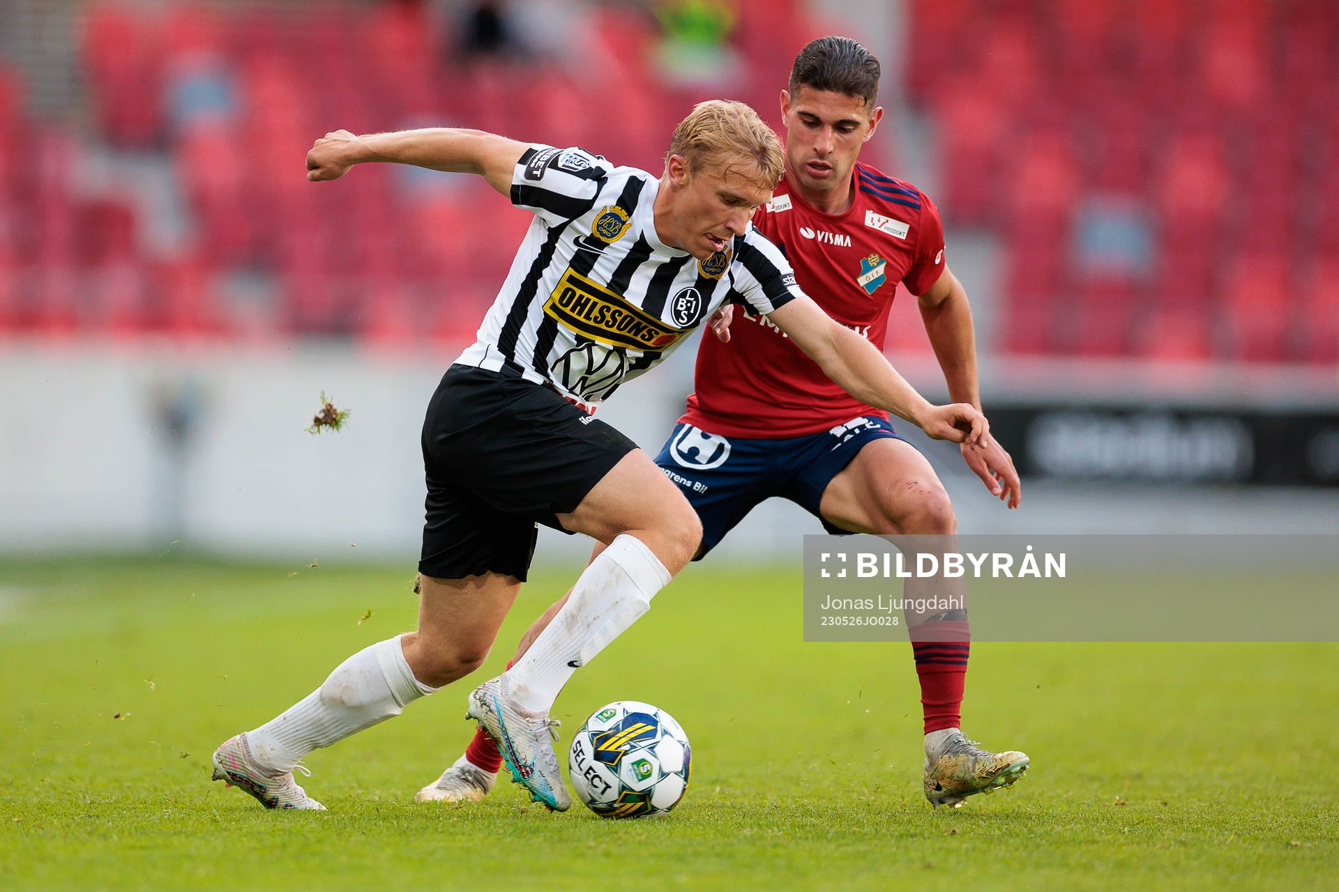 Landskronas Edvin Dahlqvist och Östers Ahmed Bonnah