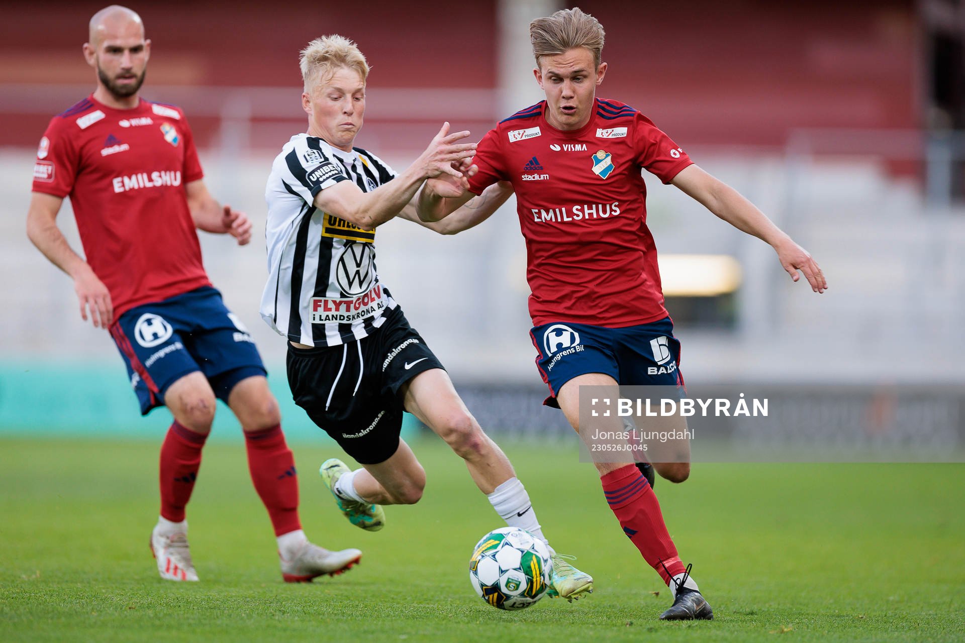 Landskronas Melker Widell och Östers Adam Herdonsson