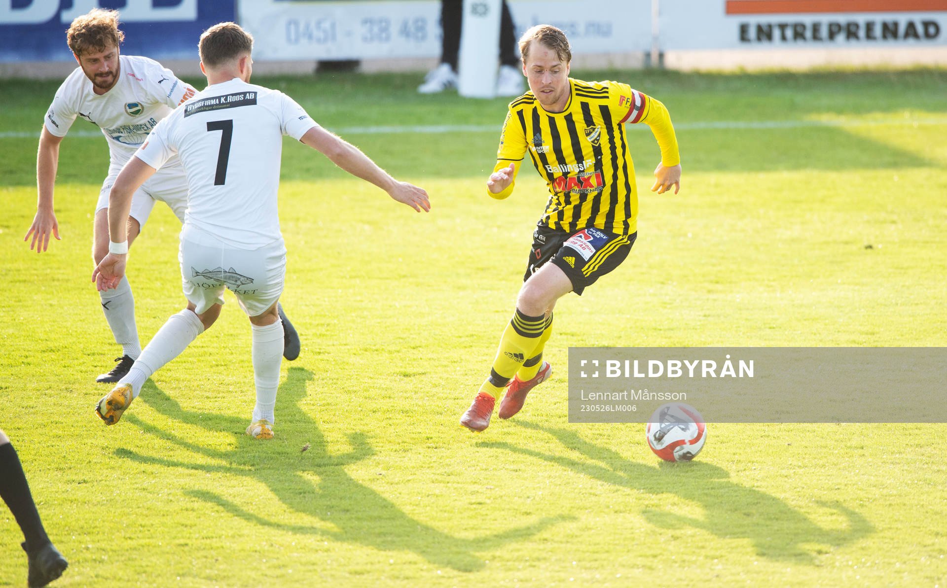 IFK Hässleholms  Robin Strömberg i matchen i division 2