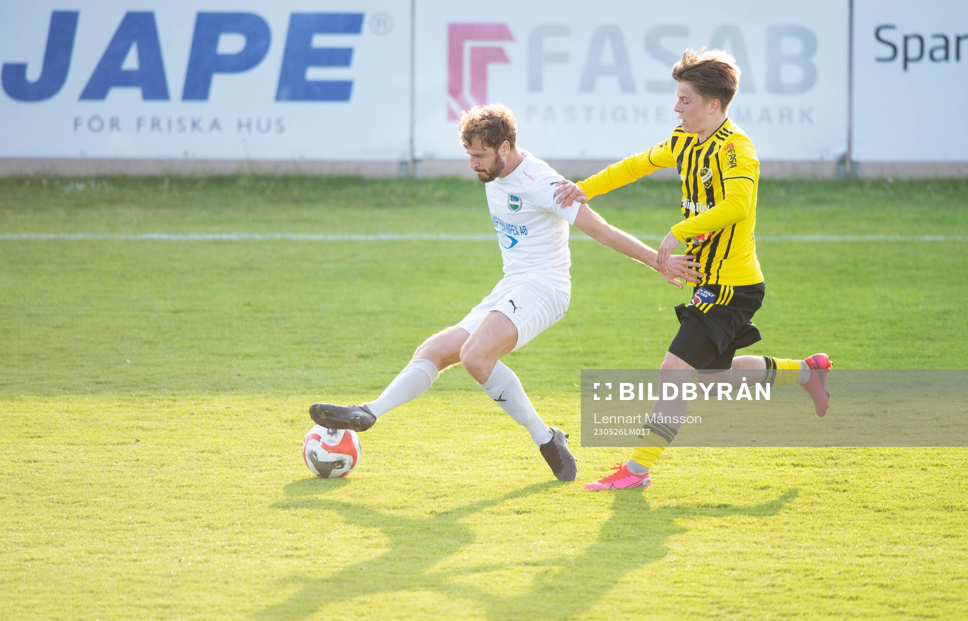 IFK Hässleholms Jussi Tikkanen i matchen i division 2