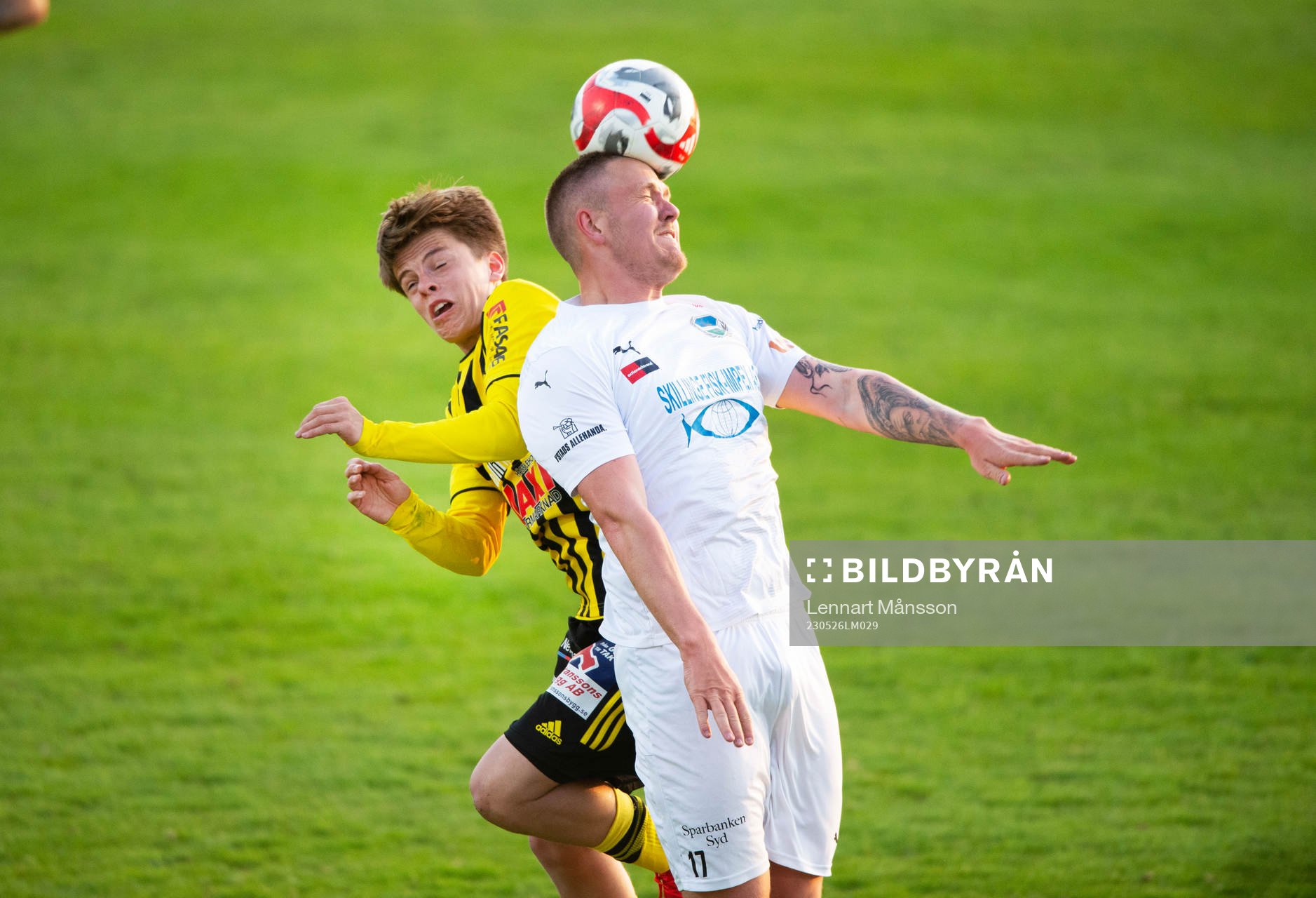 IFK Hässleholms Jussi Tikkanen och Österlens Gustav