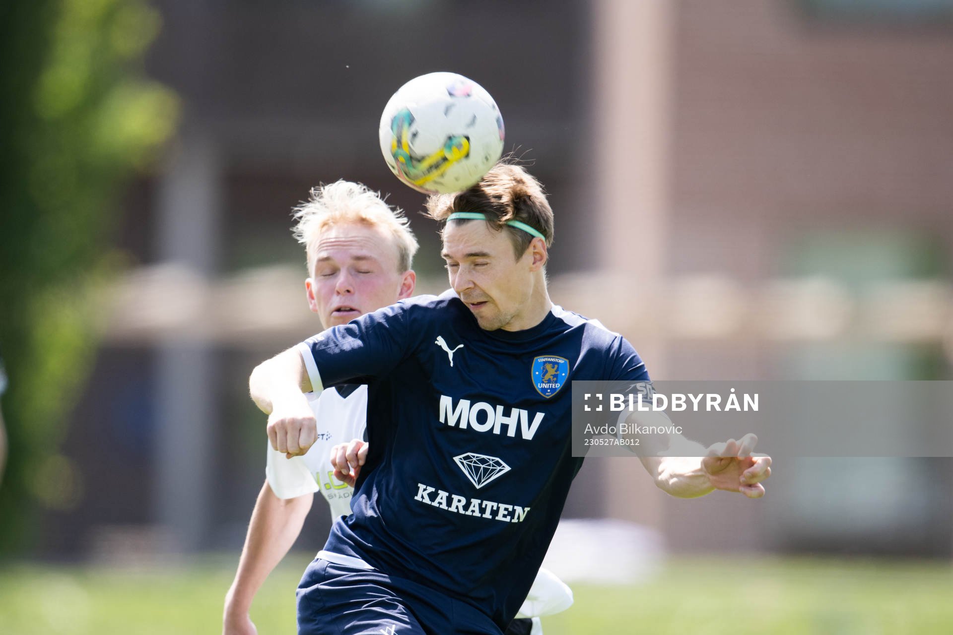 Staffanstorps Niklas Mårtensson nickar