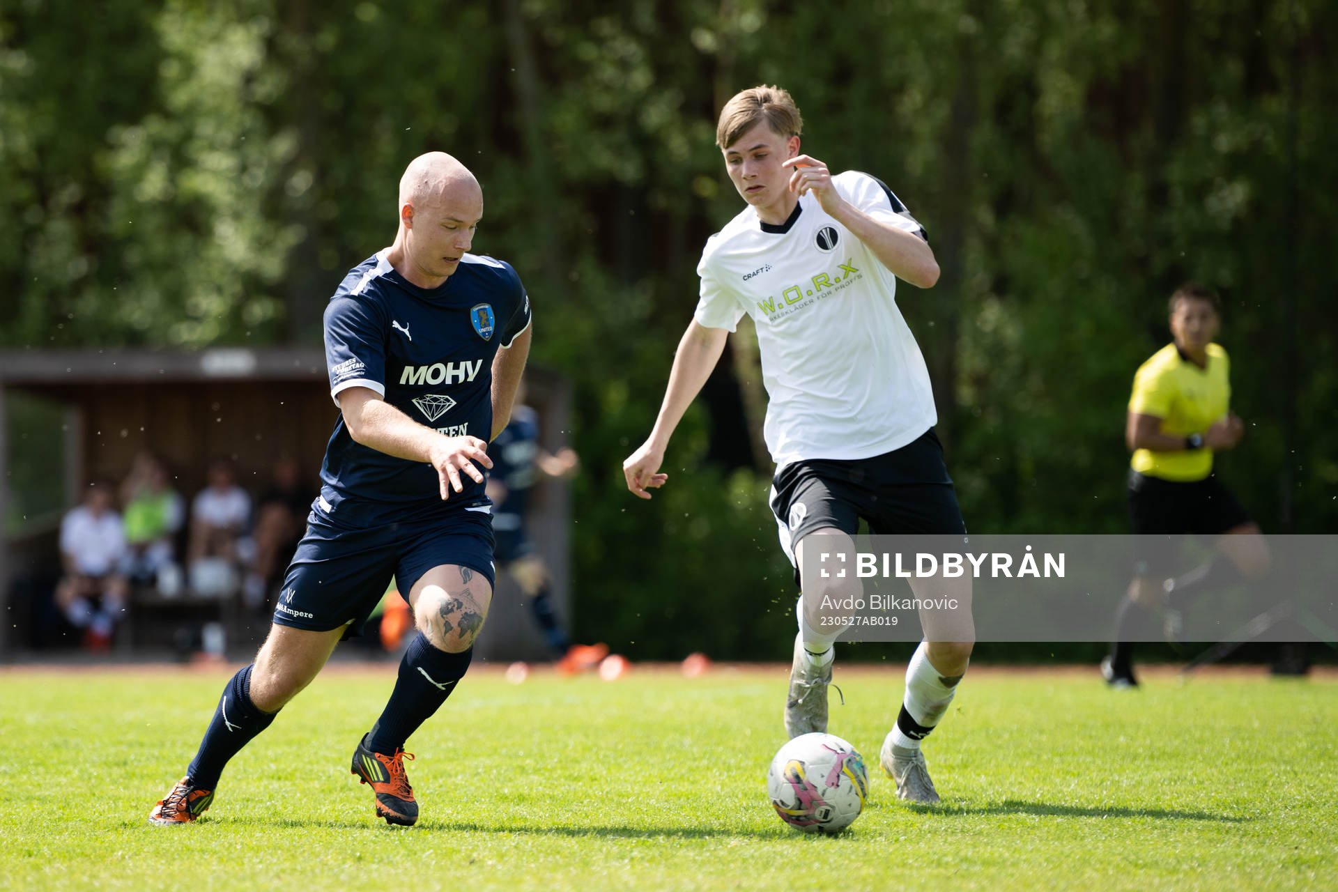 Staffanstorps  Tim Frösslund och Vellinge Alexander