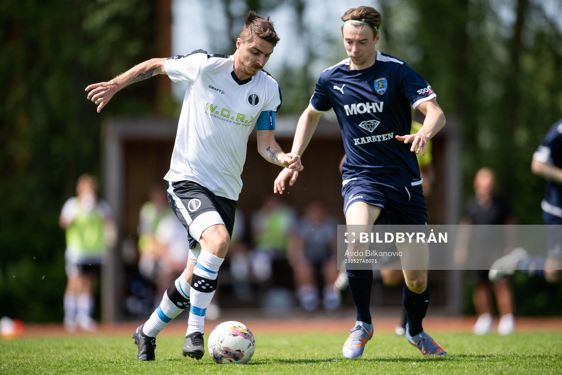 Staffanstorps Niklas Mårtensson och Vellinge Thom Nilsson