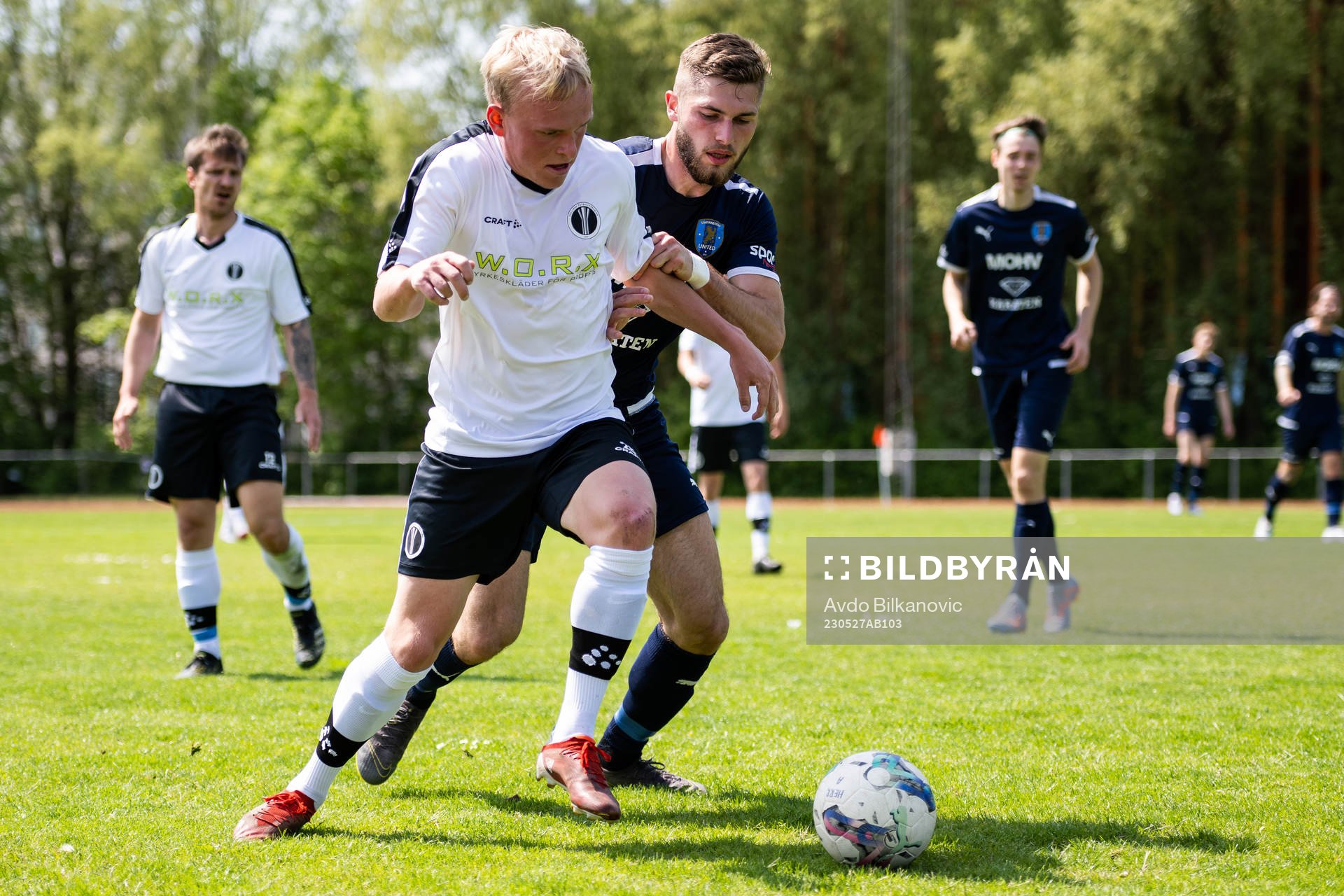 Staffanstorps Leotrim Fangu och Vellinge Oscar Gustafsson