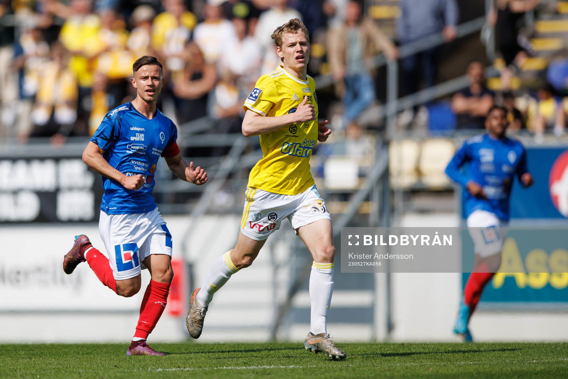 Åtvidabergs Benjamin Tannus och Falkenbergs Melker Nilsson