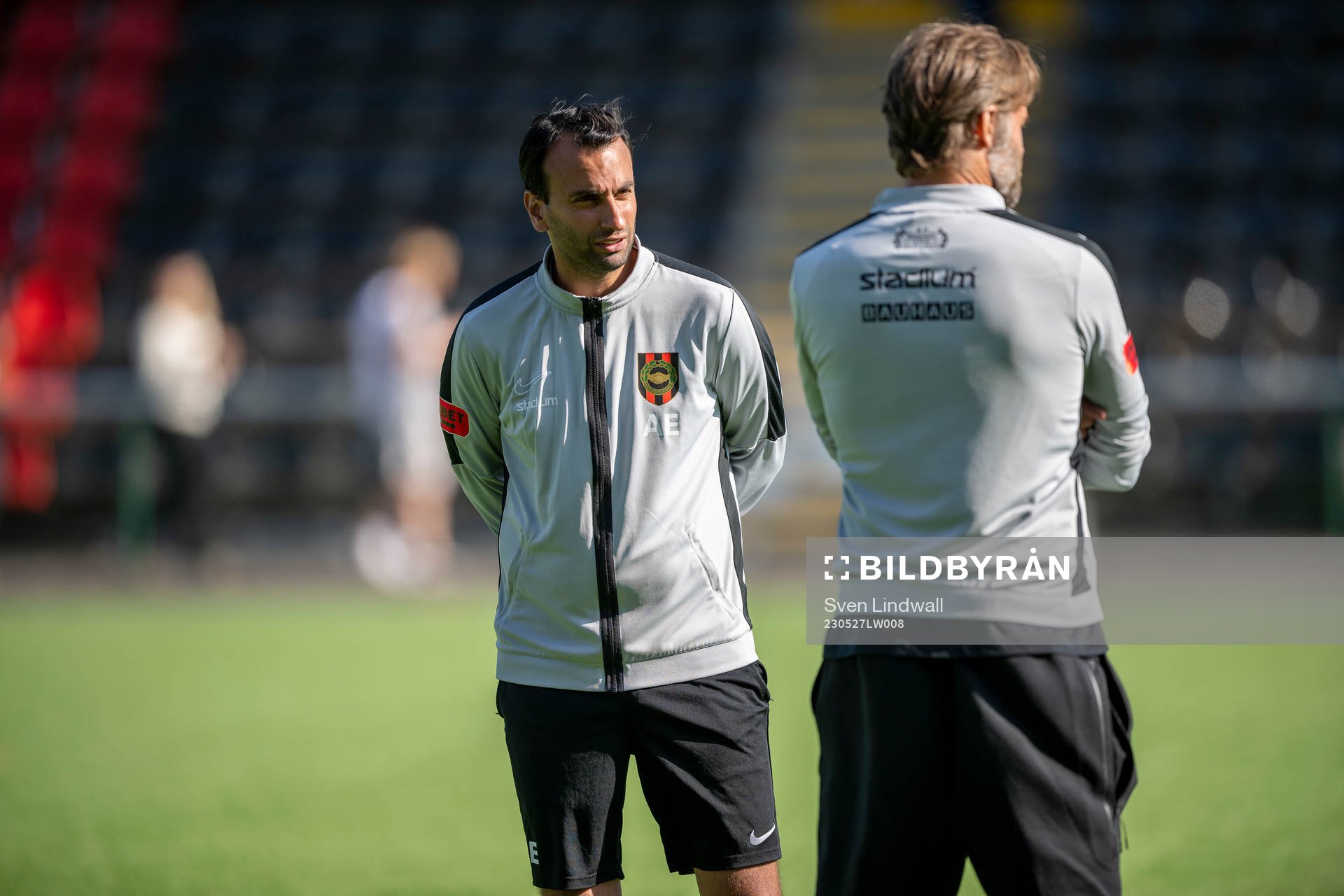 Brommapojkarnas assisterande tränare Andreas Engelmark och