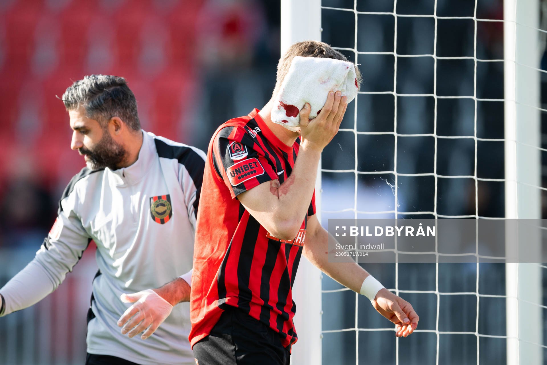 Brommapojkarnas Ludvig Fritzson har ont