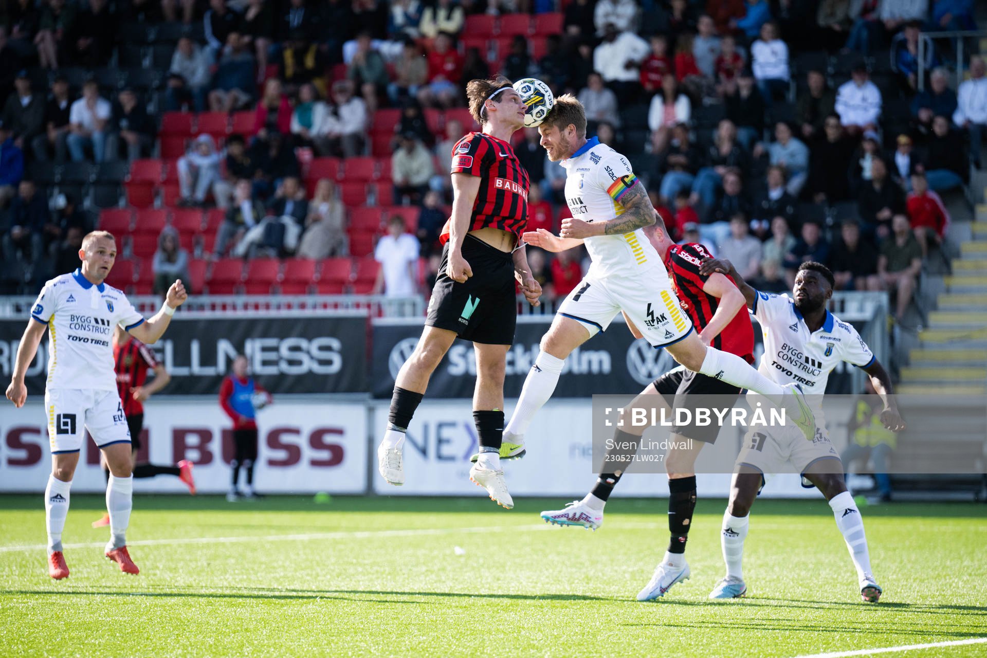 Brommapojkarnas Kevin Ackermann och Sirius Marcus