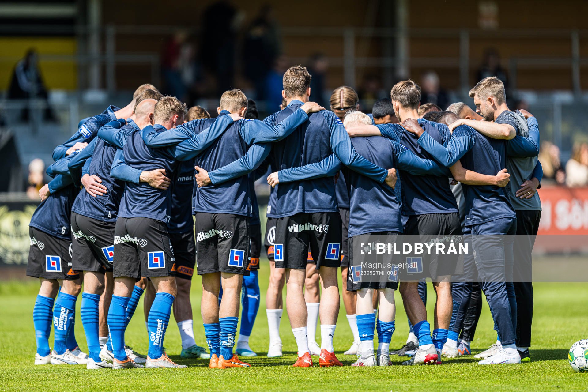 under fotbollsmatchen i Allsvenskan mellan Mjällby och