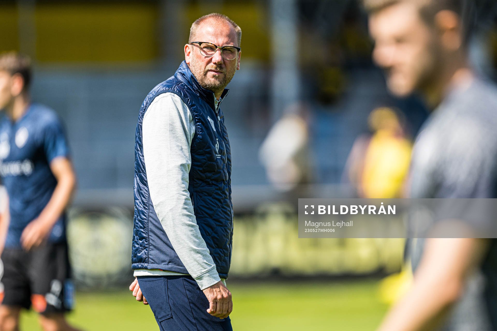 Halmstads tränare Magnus Haglund
