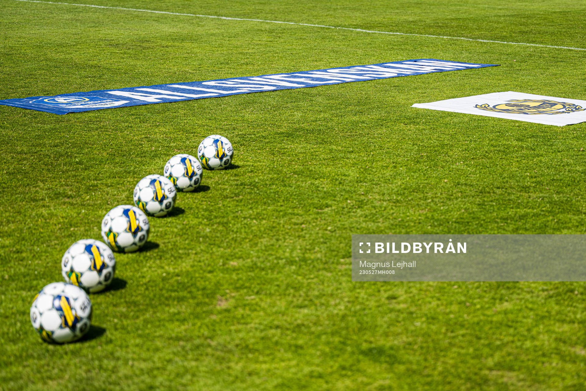 under fotbollsmatchen i Allsvenskan mellan Mjällby och