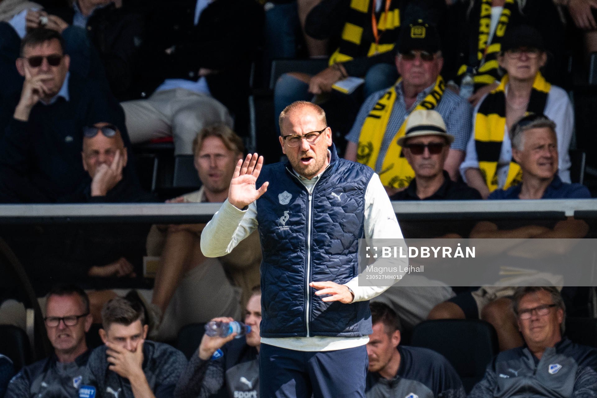 Halmstads tränare Magnus Haglund