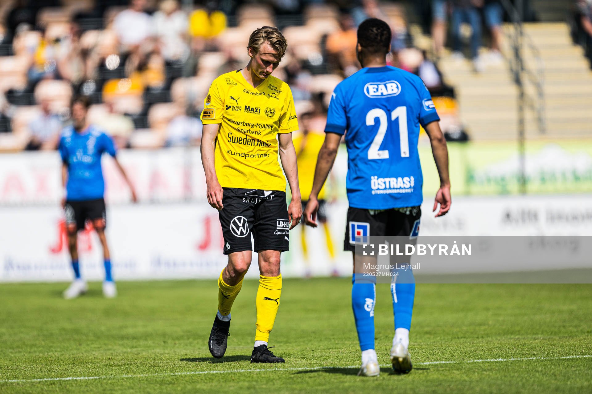 Mjällbys Alexander Johansson  deppar