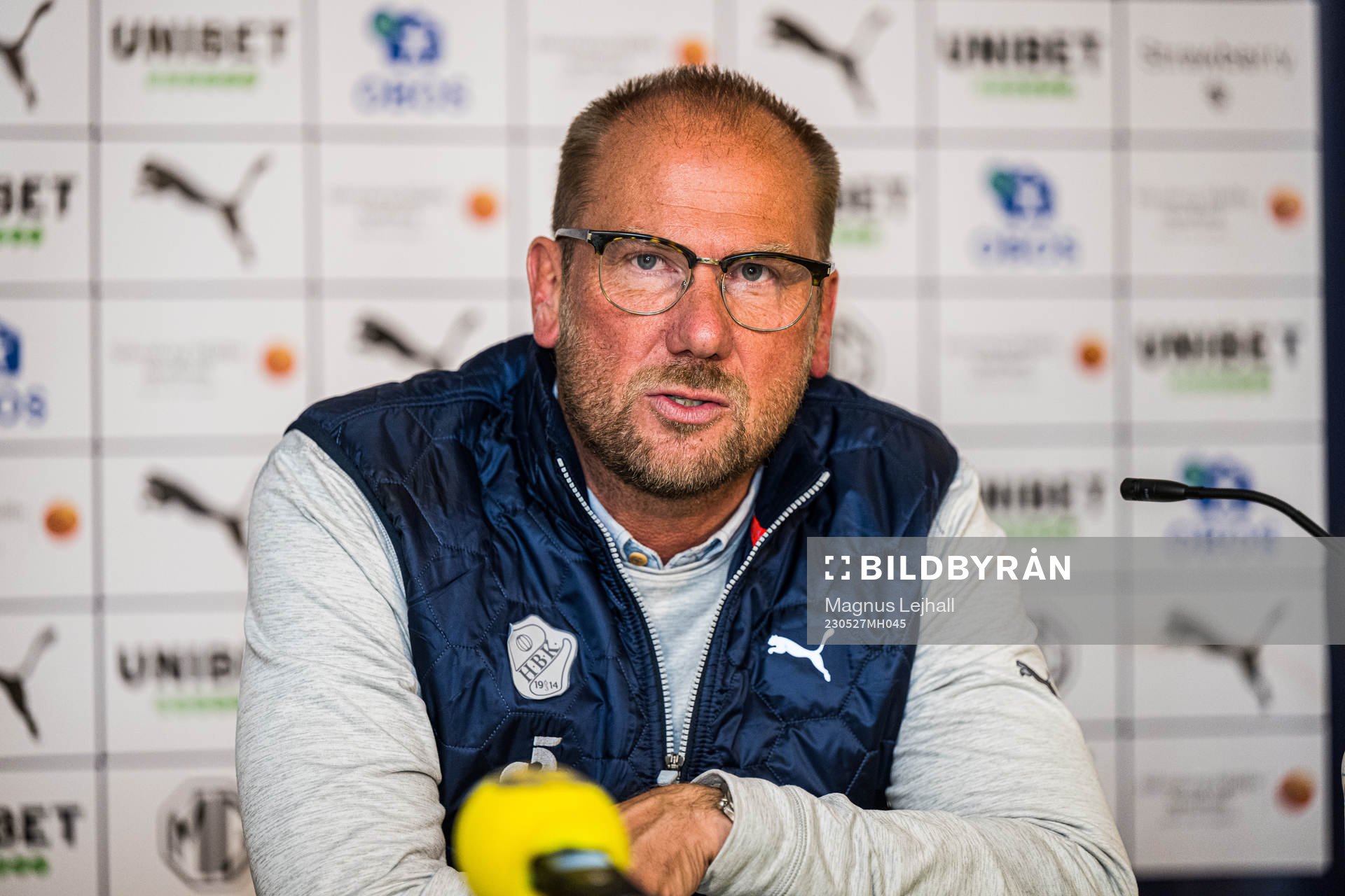 Halmstads tränare Magnus Haglund